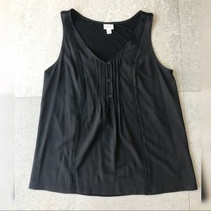 Merona Sleeveless Blouse Black